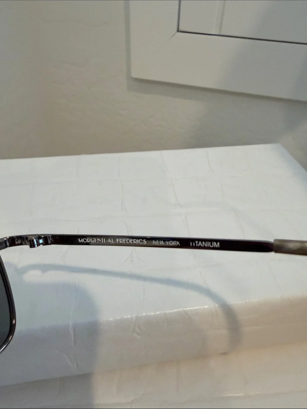 Morgenthal Frederics Japan Titanium Style  Spitfire Aviator/Navigator Sunglasses